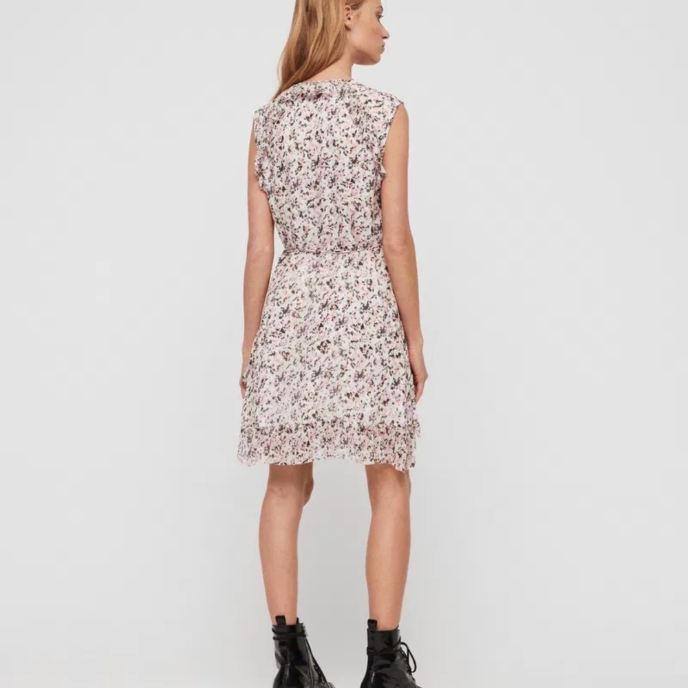 ALLSAINTS Priya Freefall Wrap Mini Dress, XS - Picture 5 of 14